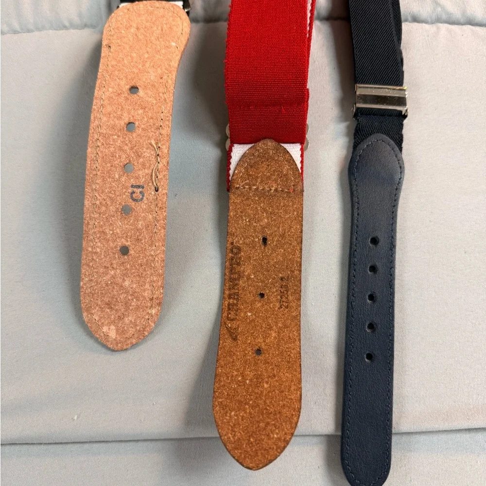 Kids' Black and Red Belt Set